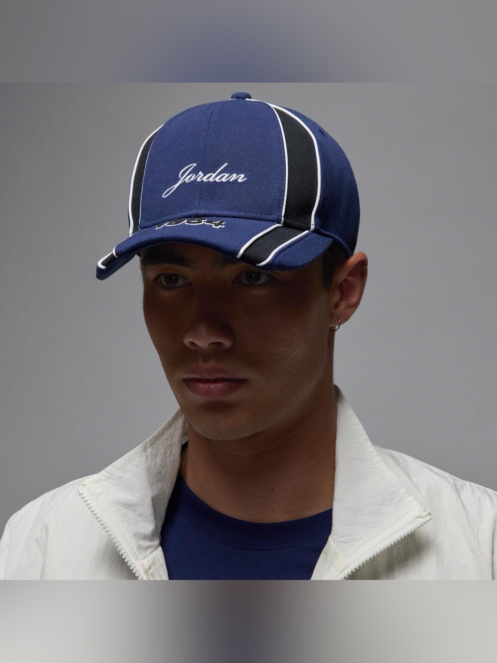 Jordan 1984 Piped Baseball Caps in Navy